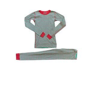 Hanna Andersson Moon + Back 🎄 Christmas Stripe Pajamas